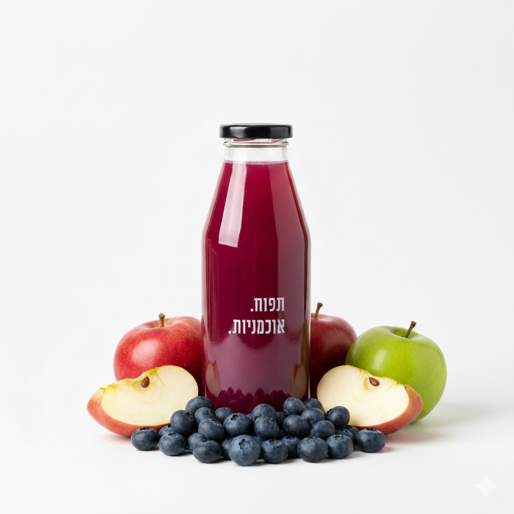 תפוח אוכמניות 250 מ"ל (12 יח' / מצונן) סחוט