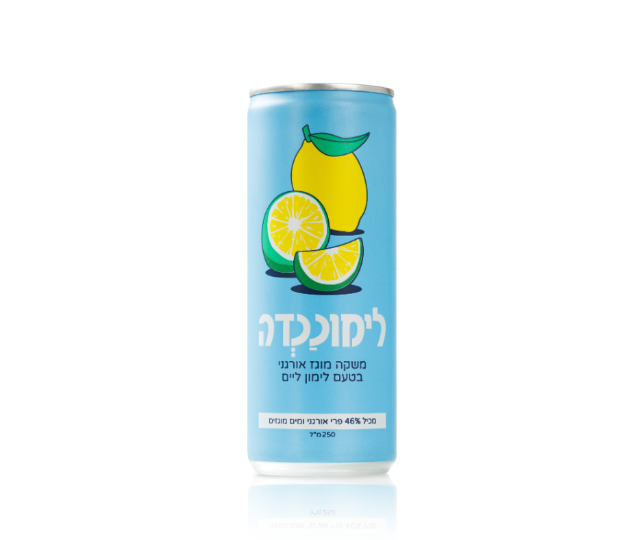 פחיות לימוננדה משקה מוגז אורגני (24 יח' 250 מ"ל) גרופר