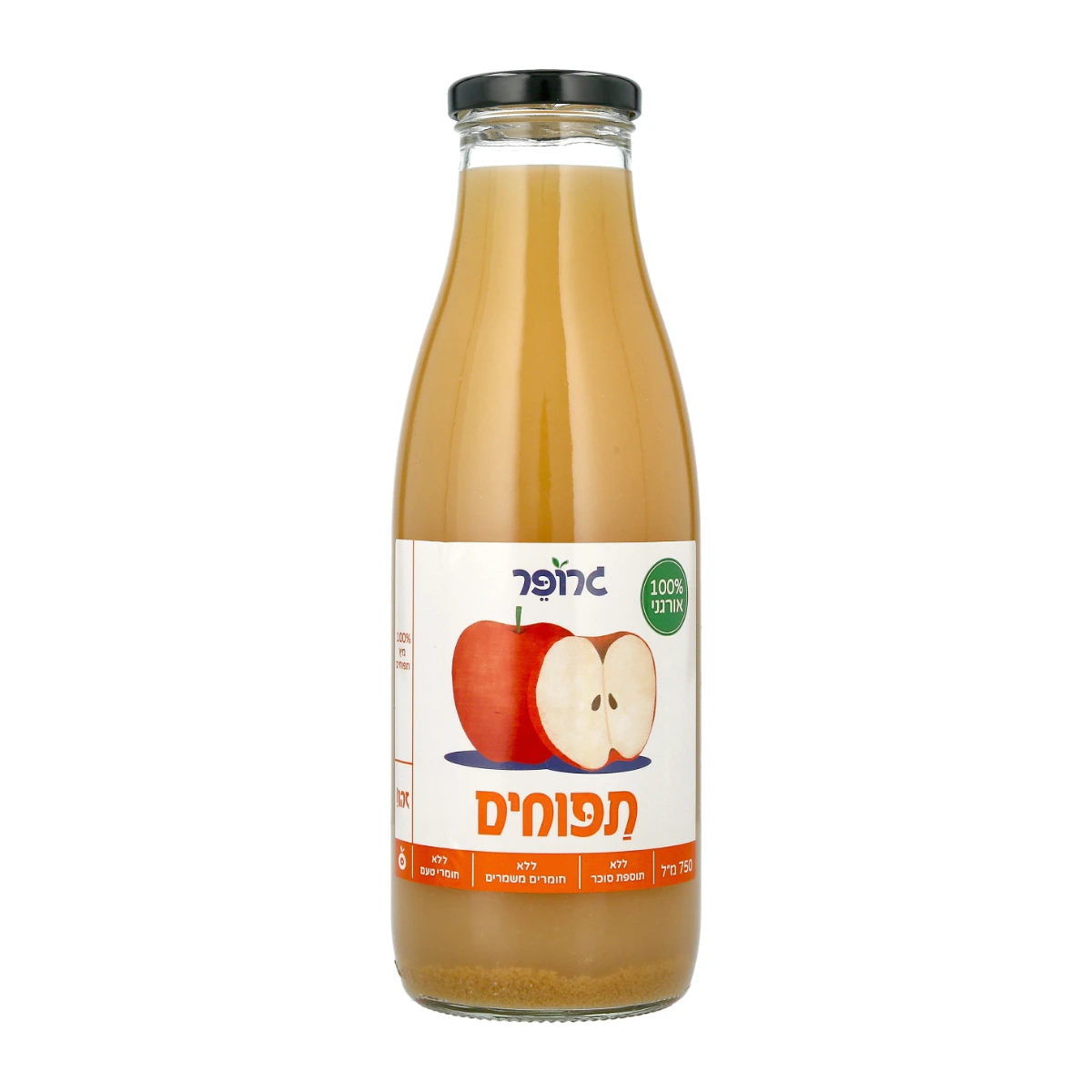 מיץ תפוחים 750 מ"ל (6 יח' באר' - יבש ) גרופר